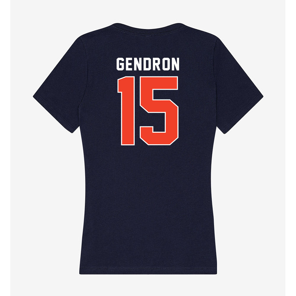 Syracuse - NCAA Women's Ice Hockey : Sami Gendron - Women's V-Neck T-Shirt-1