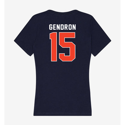 Syracuse - NCAA Women's Ice Hockey : Sami Gendron - Women's V-Neck T-Shirt-1