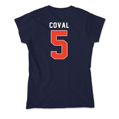 Syracuse - NCAA Women's Soccer : Julia Coval - Soft Style Women’s T-Shirt-1