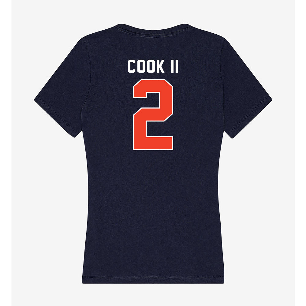 Syracuse - NCAA Football : Johntay Cook II - Women's V-Neck T-Shirt-1