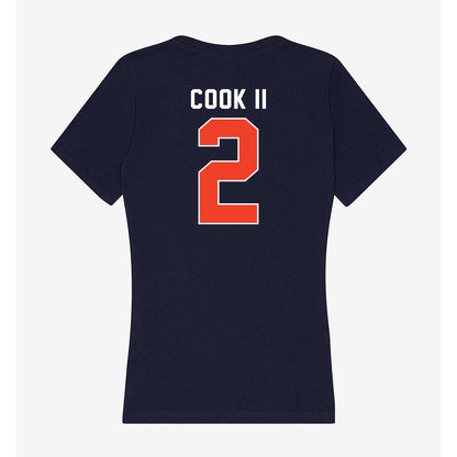 Syracuse - NCAA Football : Johntay Cook II - Women's V-Neck T-Shirt-1