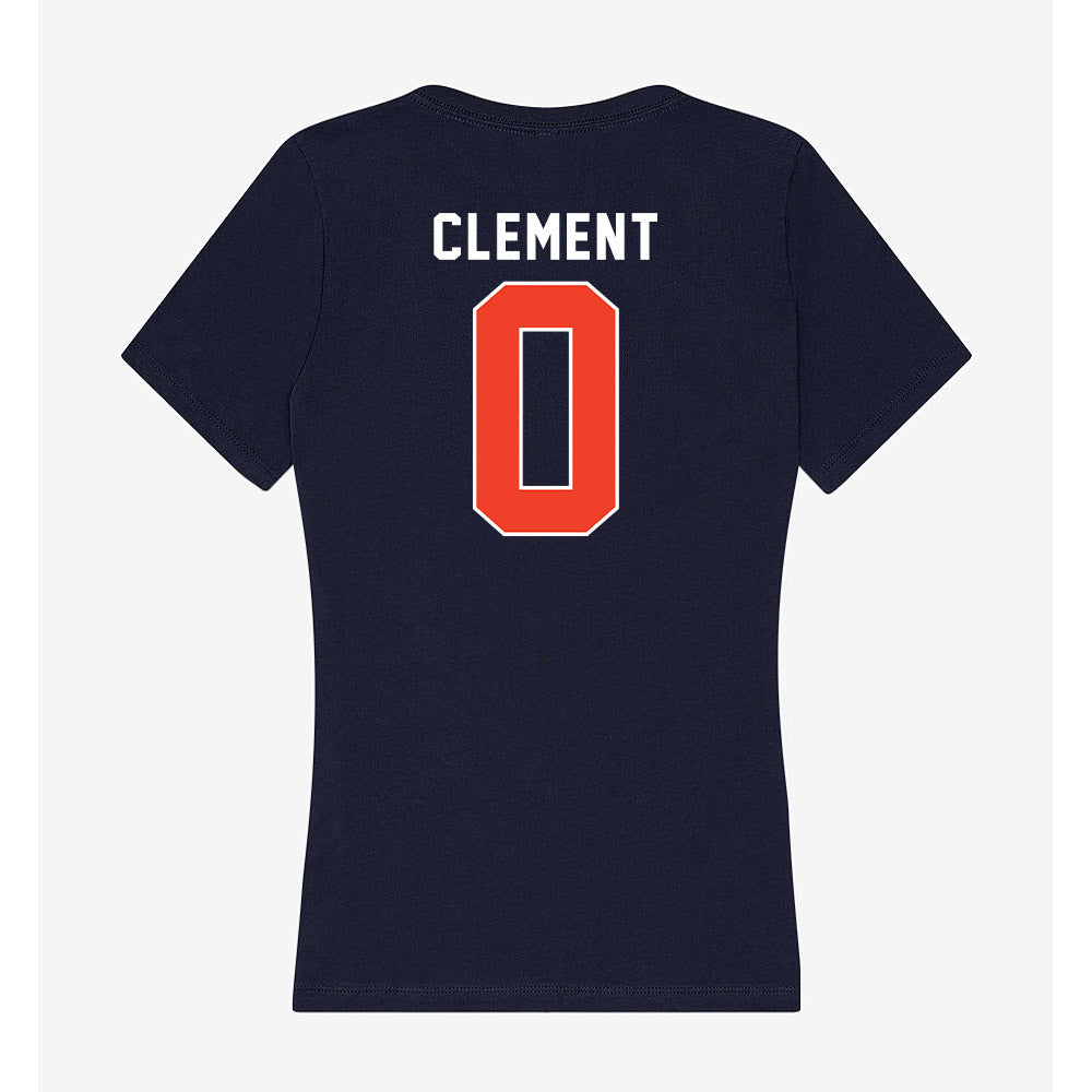 Syracuse - NCAA Football : David Clement - Women's V-Neck T-Shirt-1
