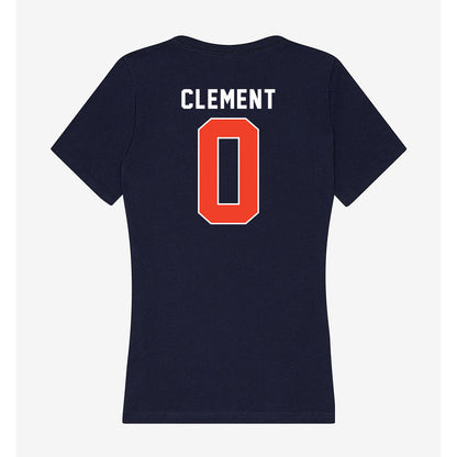 Syracuse - NCAA Football : David Clement - Women's V-Neck T-Shirt-1