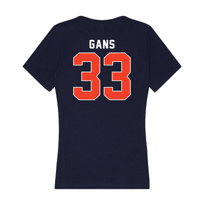 Syracuse - NCAA Women's Field Hockey : Taja Gans - Women's V-Neck T-Shirt-1