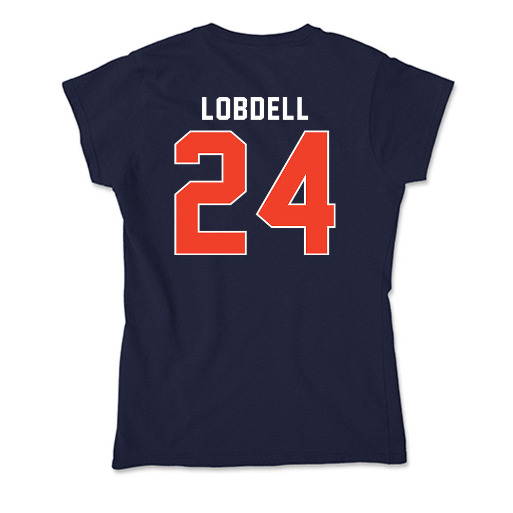 Syracuse - NCAA Men's Basketball : Noah Lobdell - Soft Style Women’s T-Shirt-1