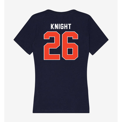 Syracuse - NCAA Softball : Mackenzie Knight - Women's V-Neck T-Shirt-1