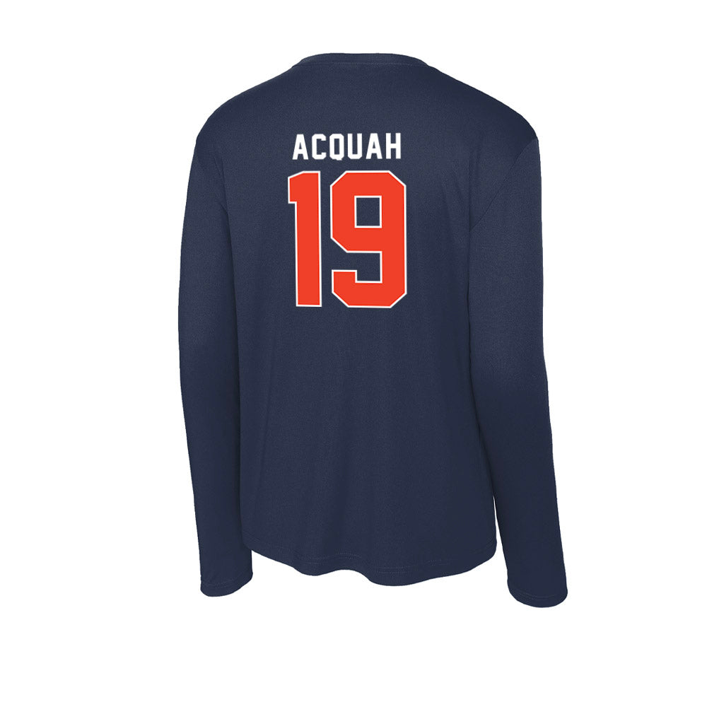 Syracuse - NCAA Men's Soccer : Michael Acquah - Activewear Long Sleeve T-Shirt-1