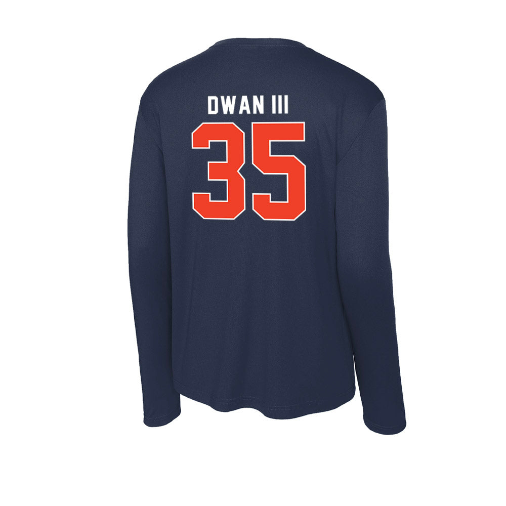 Syracuse - NCAA Men's Lacrosse : Billy Dwan III - Activewear Long Sleeve T-Shirt-1