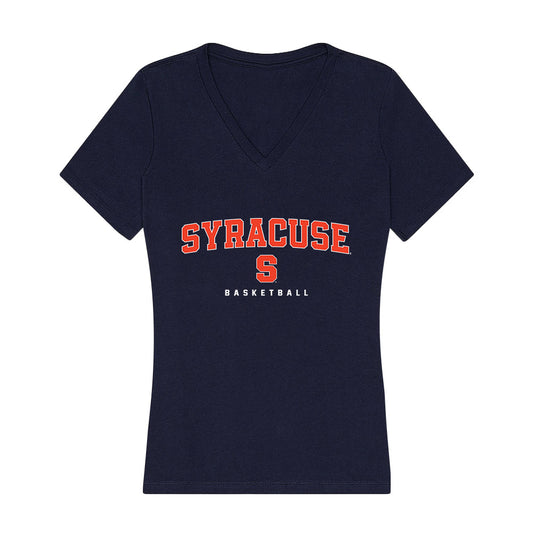 Syracuse - NCAA Women's Basketball : Saniaa Wilson - Women's V-Neck T-Shirt-0