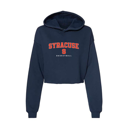 Syracuse - NCAA Women's Basketball : Saniaa Wilson - Women's Crop Fleece Hoodie-0