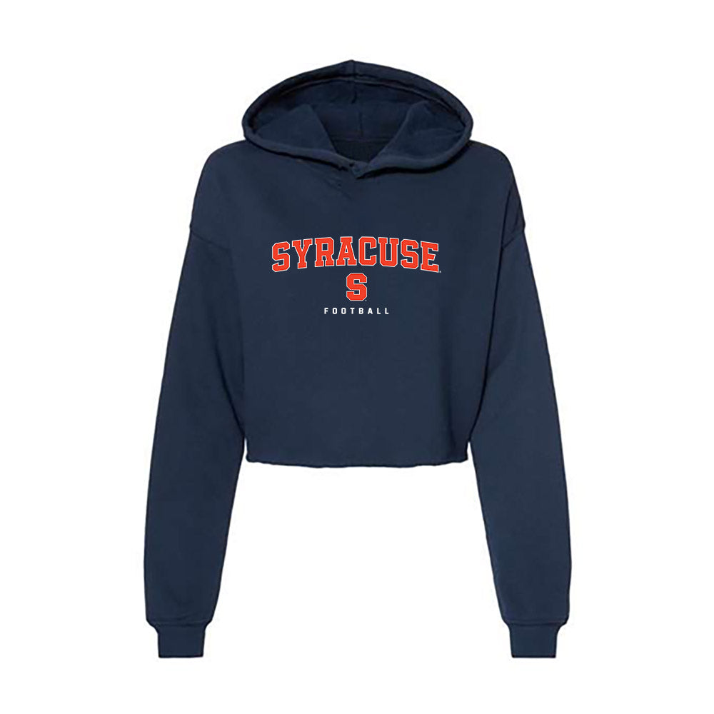 Syracuse - NCAA Football : Chase Simmons - Women's Crop Fleece Hoodie-0