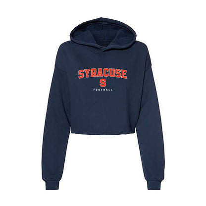 Syracuse - NCAA Football : Chase Simmons - Women's Crop Fleece Hoodie-0