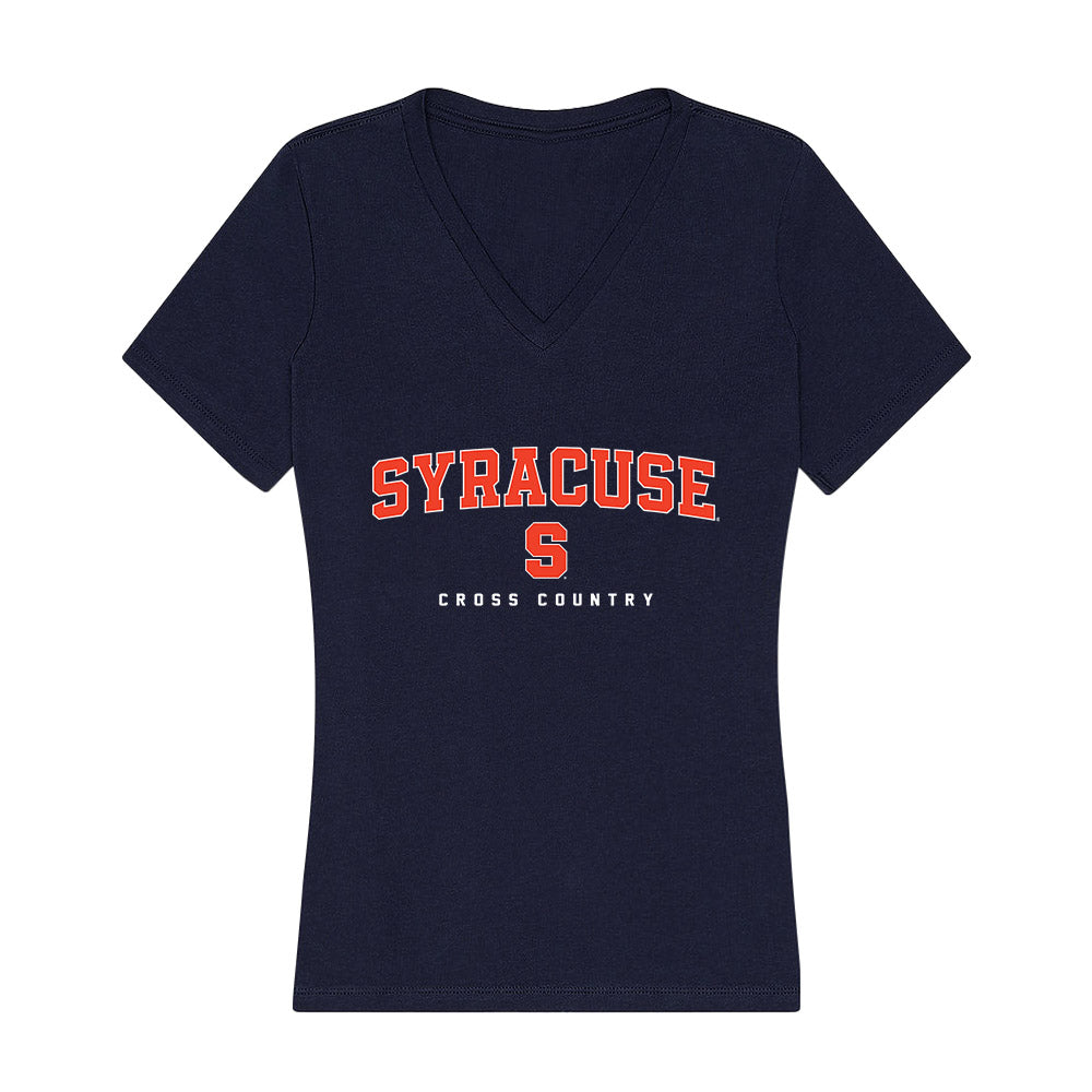 Syracuse - NCAA Women's Cross Country : Grace Finnegan - Women's V-Neck T-Shirt-0