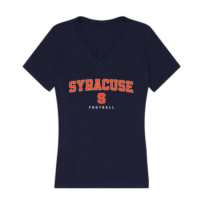 Syracuse - NCAA Football : Donald (Ted) Olsen - Women's V-Neck T-Shirt-0