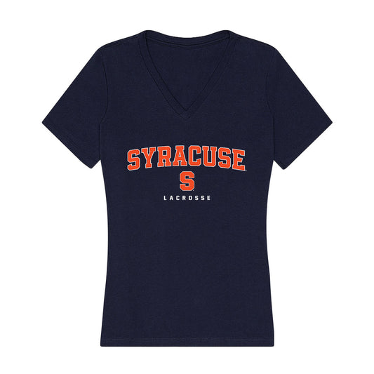 Syracuse - NCAA Men's Lacrosse : Brayden Ferguson - Women's V-Neck T-Shirt-0