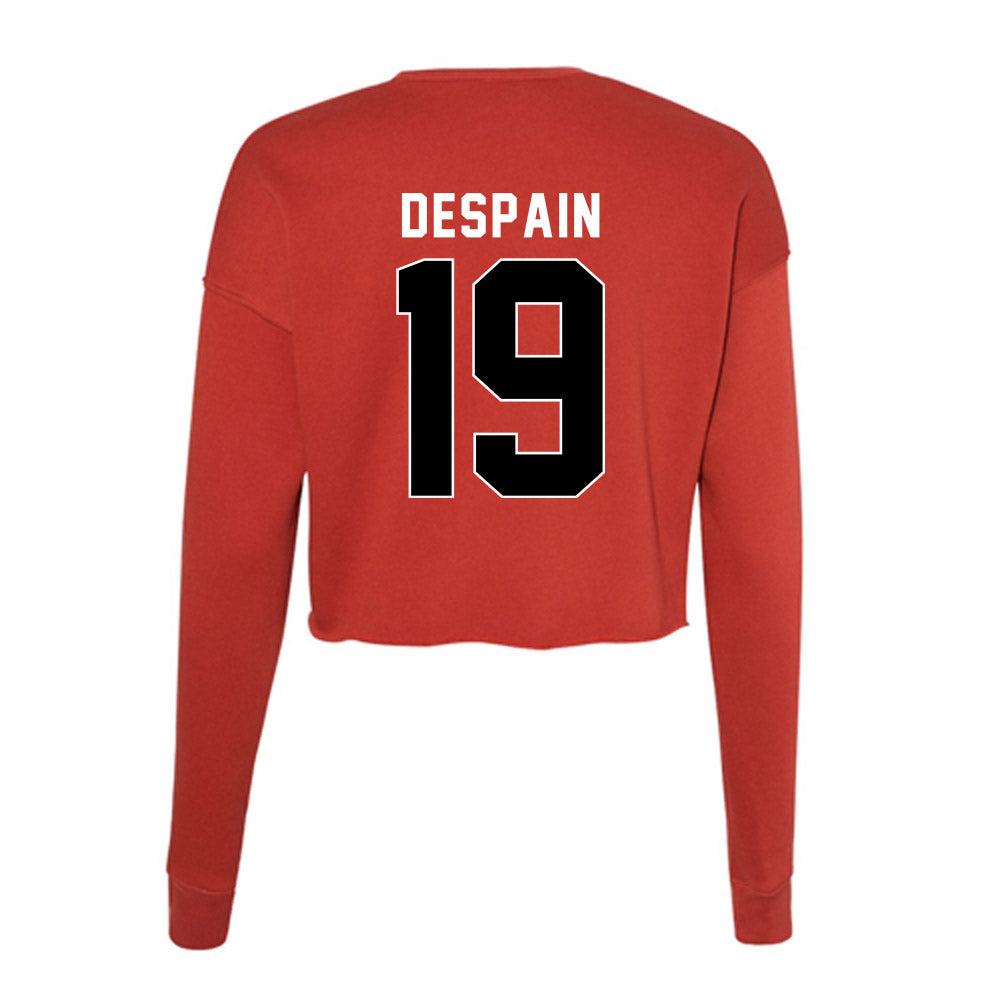 Houston - NCAA Baseball : Dillon DeSpain - Women's Cropped Crew Fleece-1