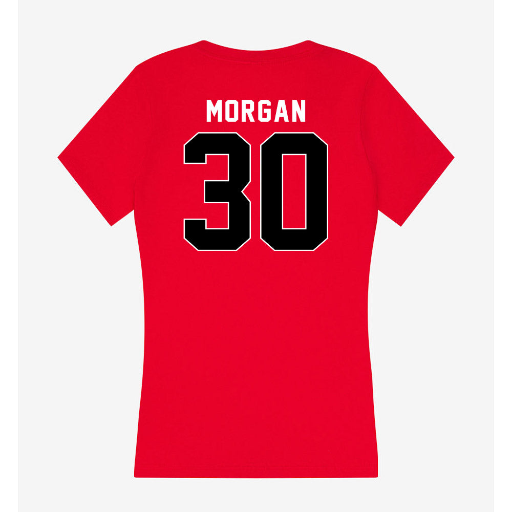 Houston - NCAA Women's Soccer : Ella Morgan - Women's V-Neck T-Shirt-1