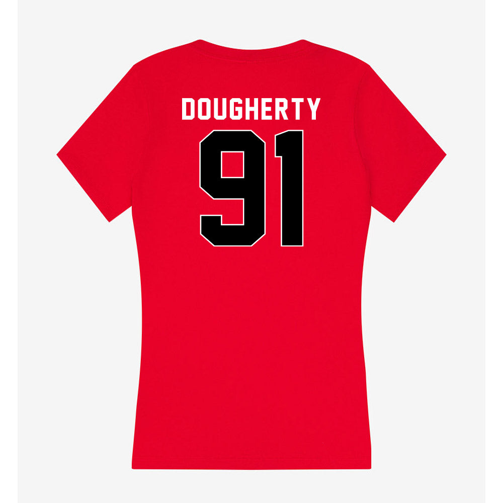 Houston - NCAA Football : Liam Dougherty - Women's V-Neck T-Shirt-1
