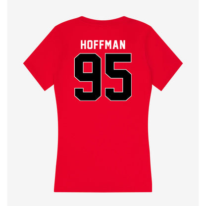 Houston - NCAA Baseball : Kendall Hoffman - Women's V-Neck T-Shirt-1