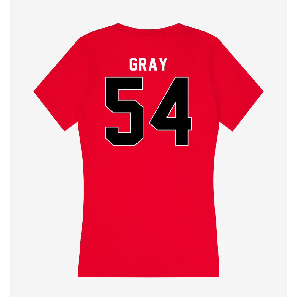 Houston - NCAA Football : Rhett Gray - Women's V-Neck T-Shirt-1