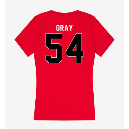 Houston - NCAA Football : Rhett Gray - Women's V-Neck T-Shirt-1