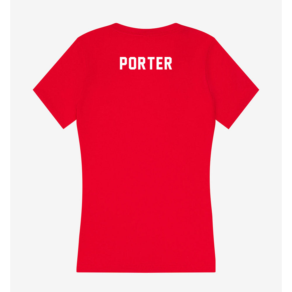 Houston - NCAA Football : Ashton Porter - Women's V-Neck T-Shirt-1