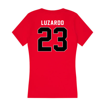 Houston - NCAA Baseball : Diego Luzardo - Women's V-Neck T-Shirt-1