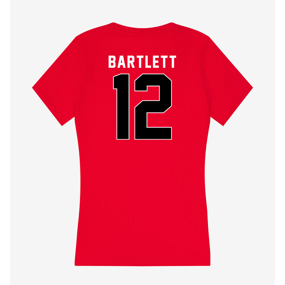Houston - NCAA Women's Basketball : Amani Bartlett - Women's V-Neck T-Shirt-1