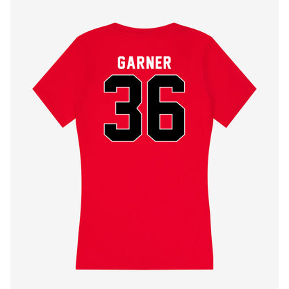Houston - NCAA Football : Jalen Garner - Women's V-Neck T-Shirt-1