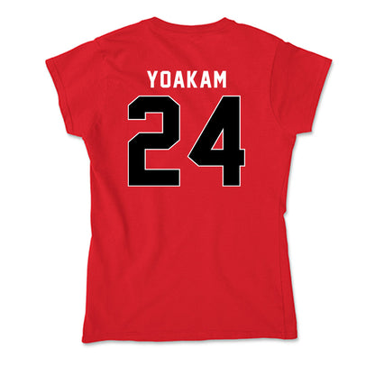 Houston - NCAA Football : Zac Yoakam - Soft Style Women’s T-Shirt-1