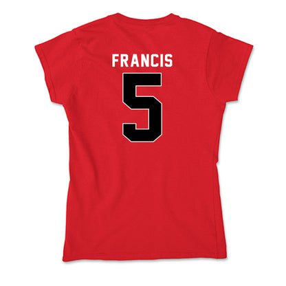 Houston - NCAA Men's Basketball : Ja'Vier Francis - Soft Style Women’s T-Shirt-1