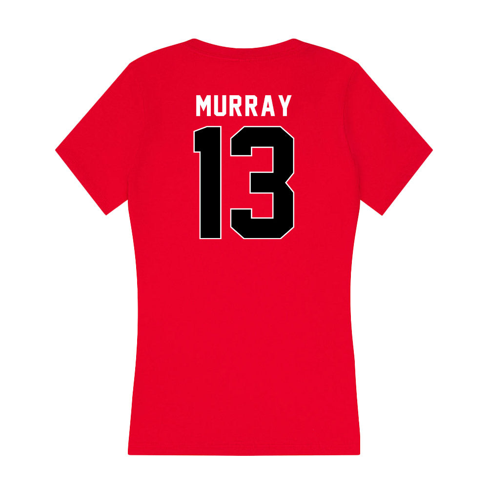 Houston - NCAA Baseball : Justin Murray - Women's V-Neck T-Shirt-1