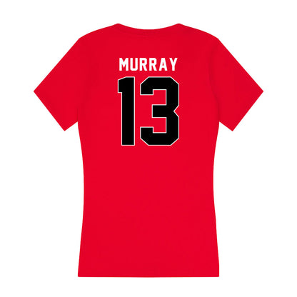 Houston - NCAA Baseball : Justin Murray - Women's V-Neck T-Shirt-1