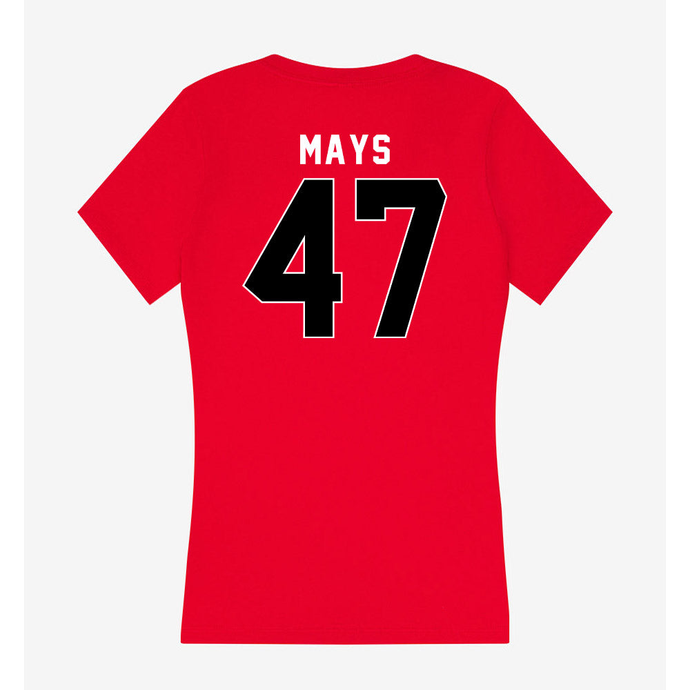 Houston - NCAA Football : Dk Mays - Women's V-Neck T-Shirt-1