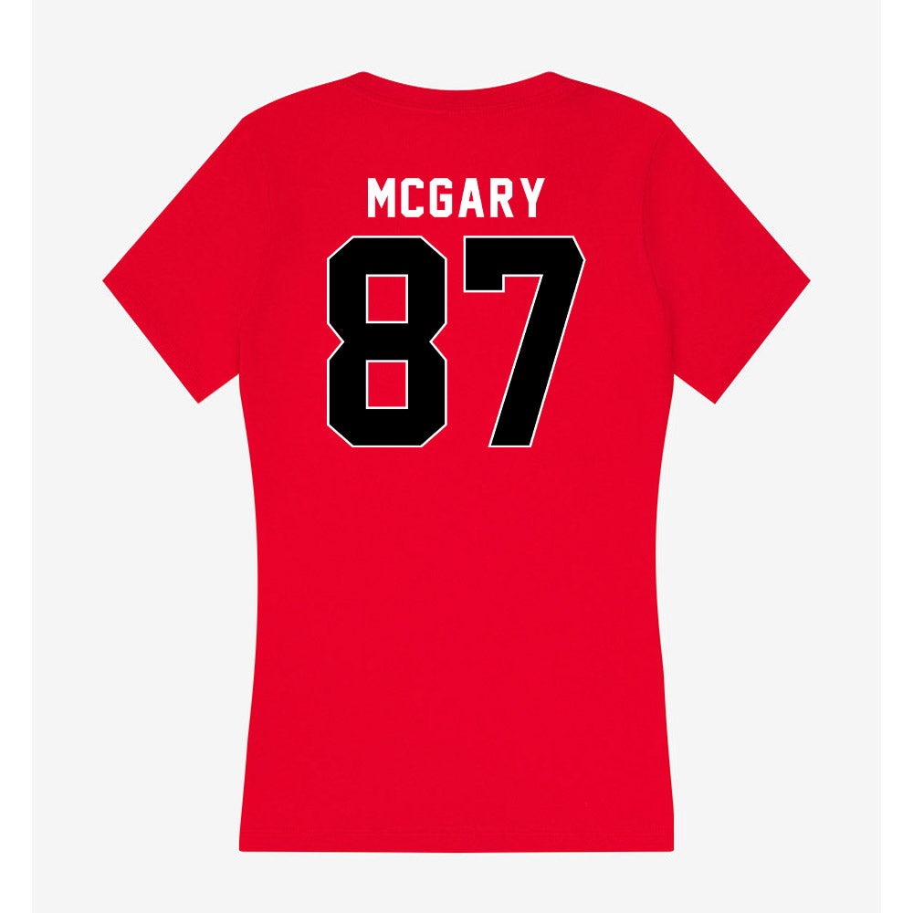 Houston - NCAA Football : Luke McGary - Women's V-Neck T-Shirt-1