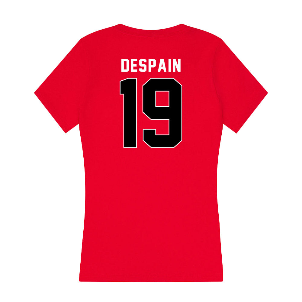 Houston - NCAA Baseball : Dillon DeSpain - Women's V-Neck T-Shirt-1