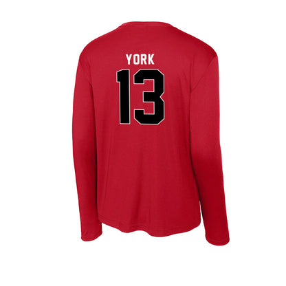 Houston - NCAA Football : Jayden York - Activewear Long Sleeve T-Shirt-1