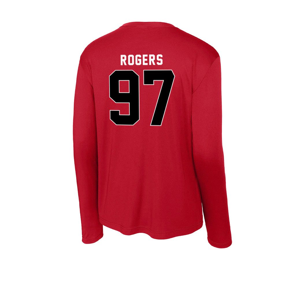 Houston - NCAA Football : Everitt Rogers - Activewear Long Sleeve T-Shirt-1