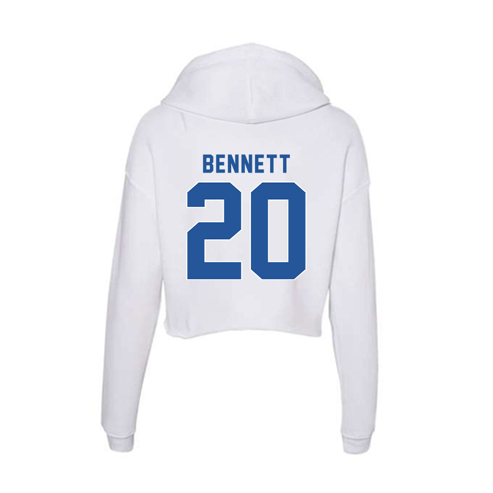 CSU Bakersfield - NCAA Baseball : Elgin Bennett - Women's Crop Fleece Hoodie-1