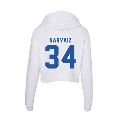 CSU Bakersfield - NCAA Softball : Mari Narvaiz - Women's Crop Fleece Hoodie-1