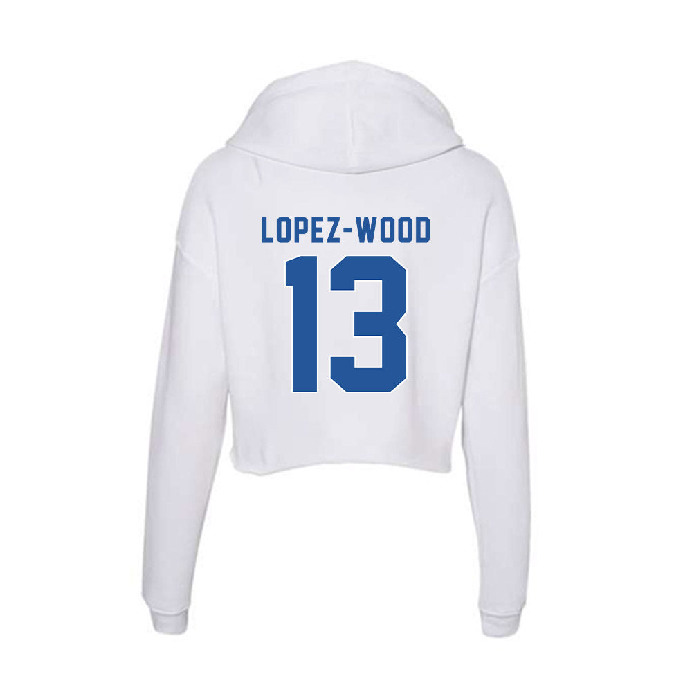 CSU Bakersfield - NCAA Women's Basketball : Bryanne Lopez-Wood - Women's Crop Fleece Hoodie-1
