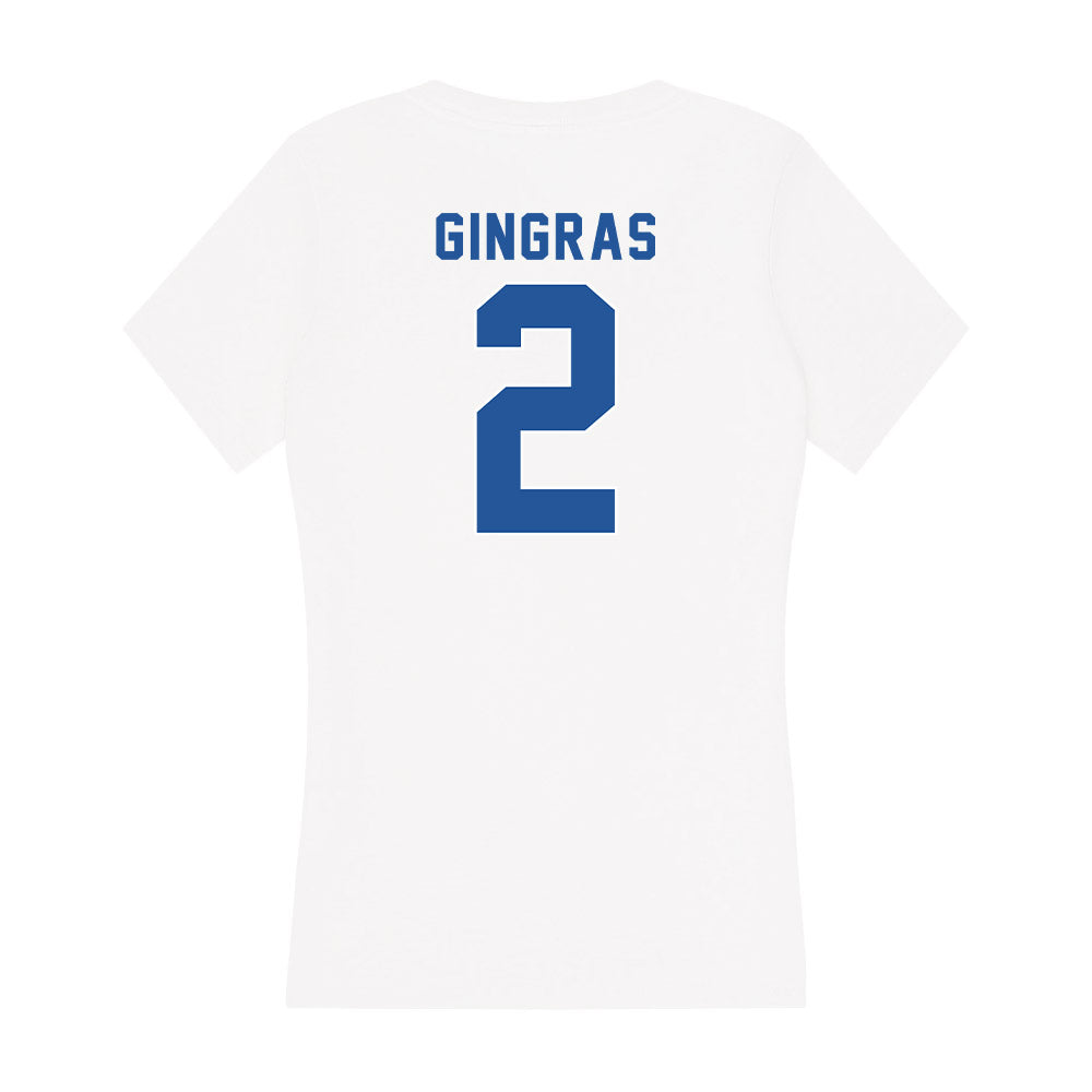 CSU Bakersfield - NCAA Women's Basketball : Caitlin Gingras - Women's V-Neck T-Shirt-1