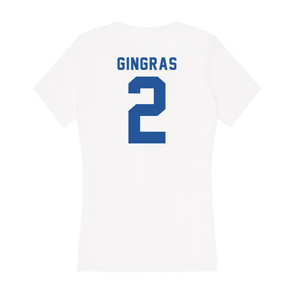CSU Bakersfield - NCAA Women's Basketball : Caitlin Gingras - Women's V-Neck T-Shirt-1