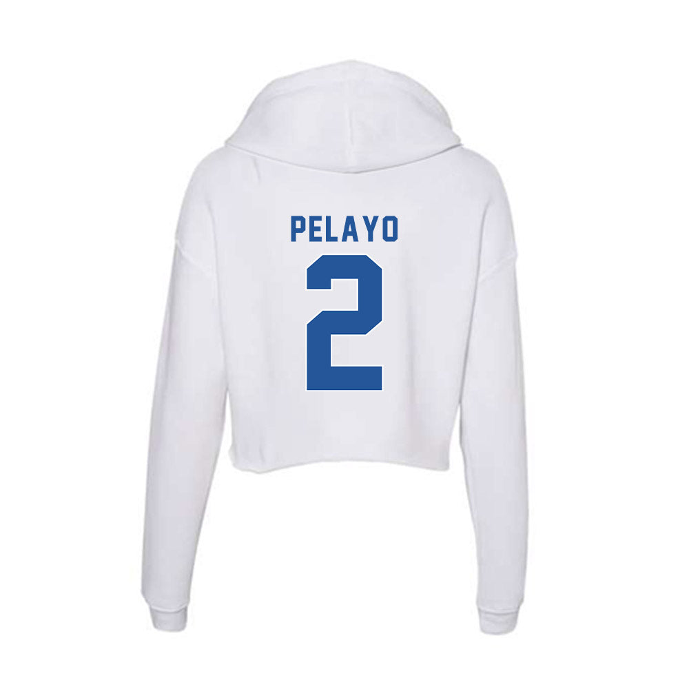 CSU Bakersfield - NCAA Baseball : Elijah Pelayo - Women's Crop Fleece Hoodie-1