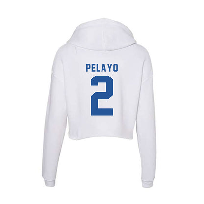 CSU Bakersfield - NCAA Baseball : Elijah Pelayo - Women's Crop Fleece Hoodie-1