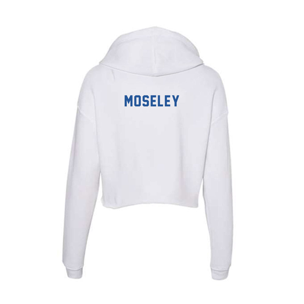 CSU Bakersfield - NCAA Men's Swimming & Diving : Julian Moseley - Women's Crop Fleece Hoodie-1
