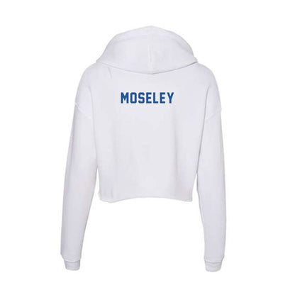 CSU Bakersfield - NCAA Men's Swimming & Diving : Julian Moseley - Women's Crop Fleece Hoodie-1