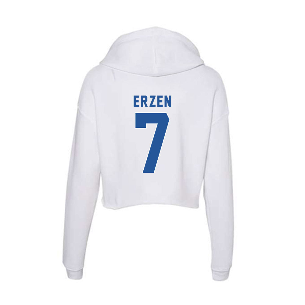 CSU Bakersfield - NCAA Women's Volleyball : Eva Erzen - Women's Crop Fleece Hoodie-1