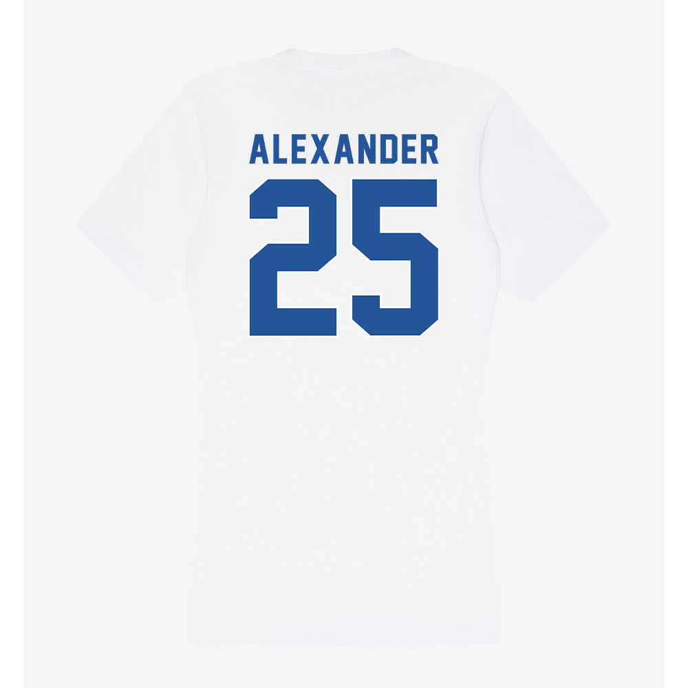 CSU Bakersfield - NCAA Men's Basketball : Jaden Alexander - Women's V-Neck T-Shirt-1