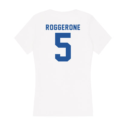 CSU Bakersfield - NCAA Women's Soccer : Catalina Roggerone - Women's V-Neck T-Shirt-1